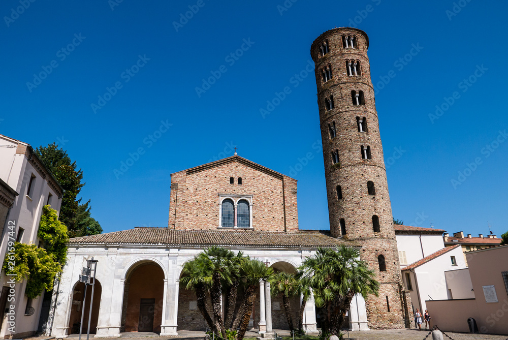 Basilica of Sant Apollinare Nuovo in Ravenna. Italy.