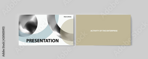 Set of brochures for marketing the promotion goods and services on market