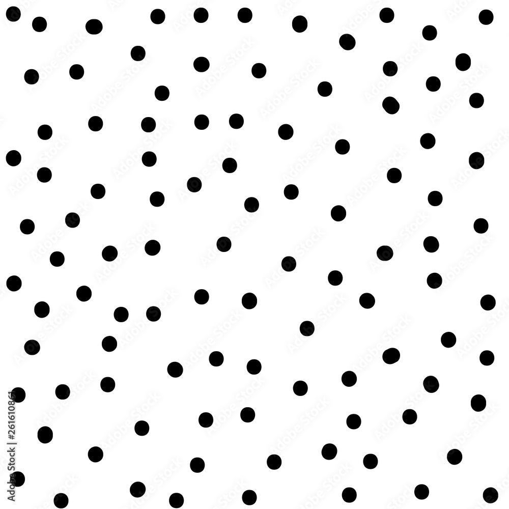 Black shapeless dots painted by hand with marker. Decorative abstract backdrop background. Vector illustration. Black shapeless dots painted by hand with marker. Decorative abstract backdrop background. Vector illustration.