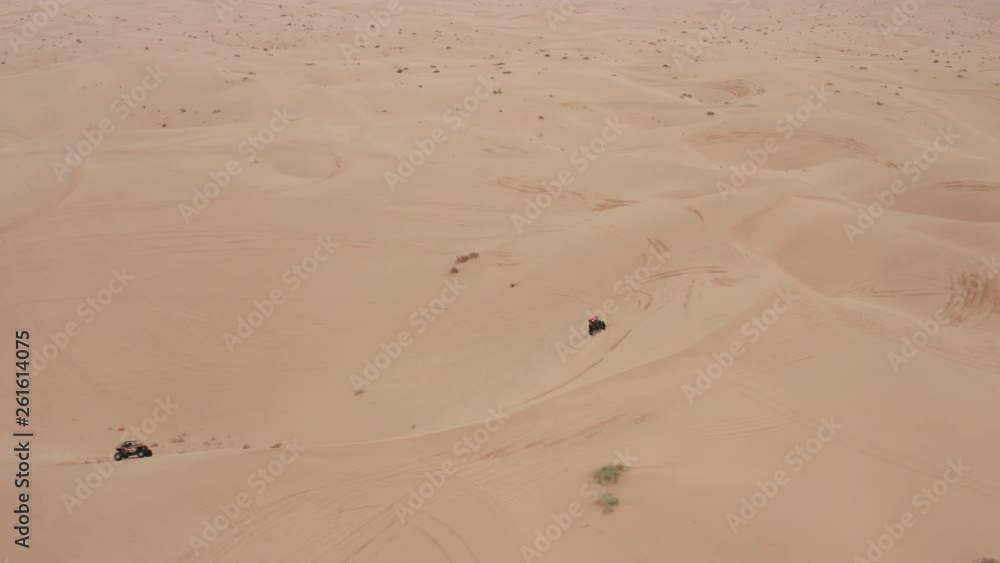 Off-Roading aerial on the san dunes of San Diego, California Off-Roading aerial on the san dunes of San Diego, California