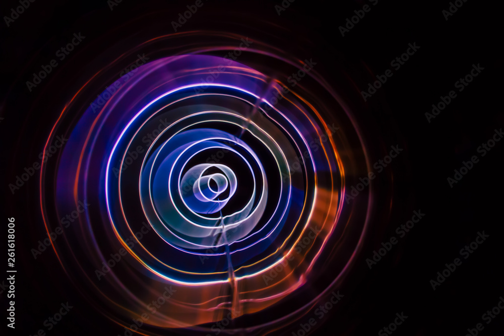 Sound waves in the dark in full color Sound waves in the dark in full color