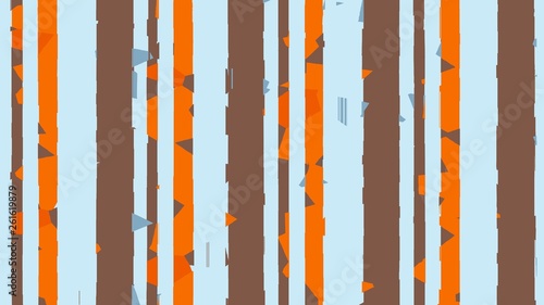 abstract vintage orange brown blue background with vertical lines and lines. background pattern for brochures graphic or concept design. can be used for postcards, poster websites or wallpaper. © Eigens