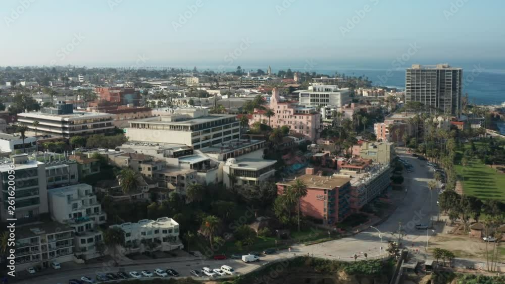 Aerial of La Jolla Cove in San Diego, California Aerial of La Jolla Cove in San Diego, California