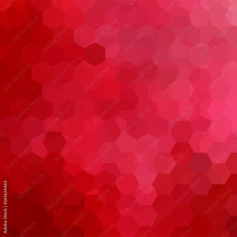 Background of geometric shapes. Red mosaic pattern. Vector EPS 10. Vector illustration Background of geometric shapes. Red mosaic pattern. Vector EPS 10. Vector illustration
