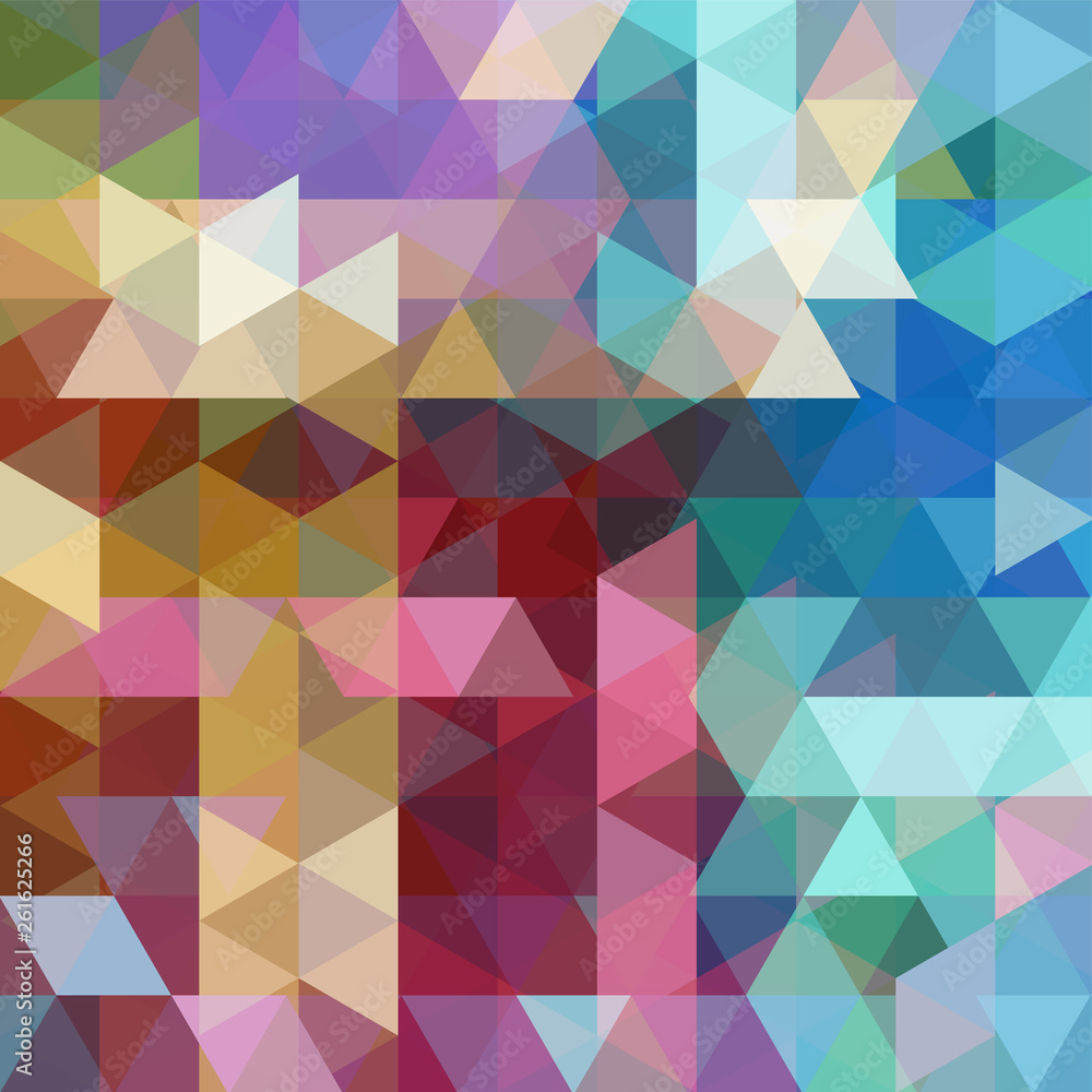 Fototapeta premium Abstract geometric style colorful background. Vector illustration