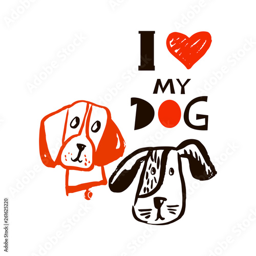 Ilove my dog1 photo