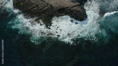 Aerial of La Jolla Cove in San Diego, California