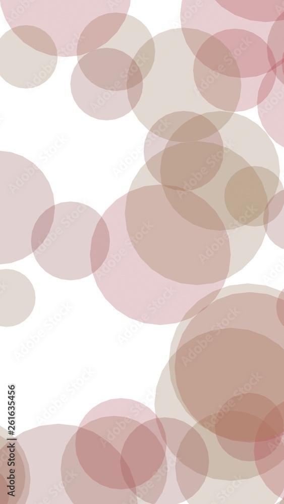 Multicolored translucent circles on a white background. 3D illustration Multicolored translucent circles on a white background. 3D illustration