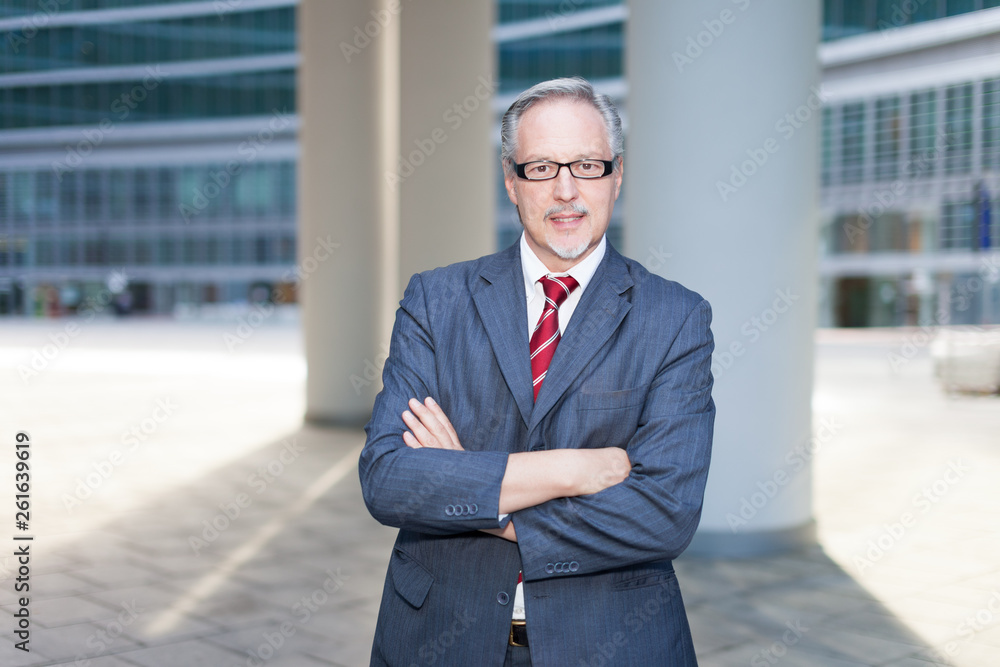 Smiling businessman