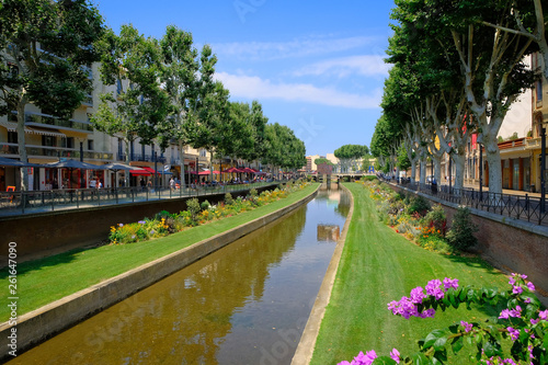 Streets of Perpignan, France