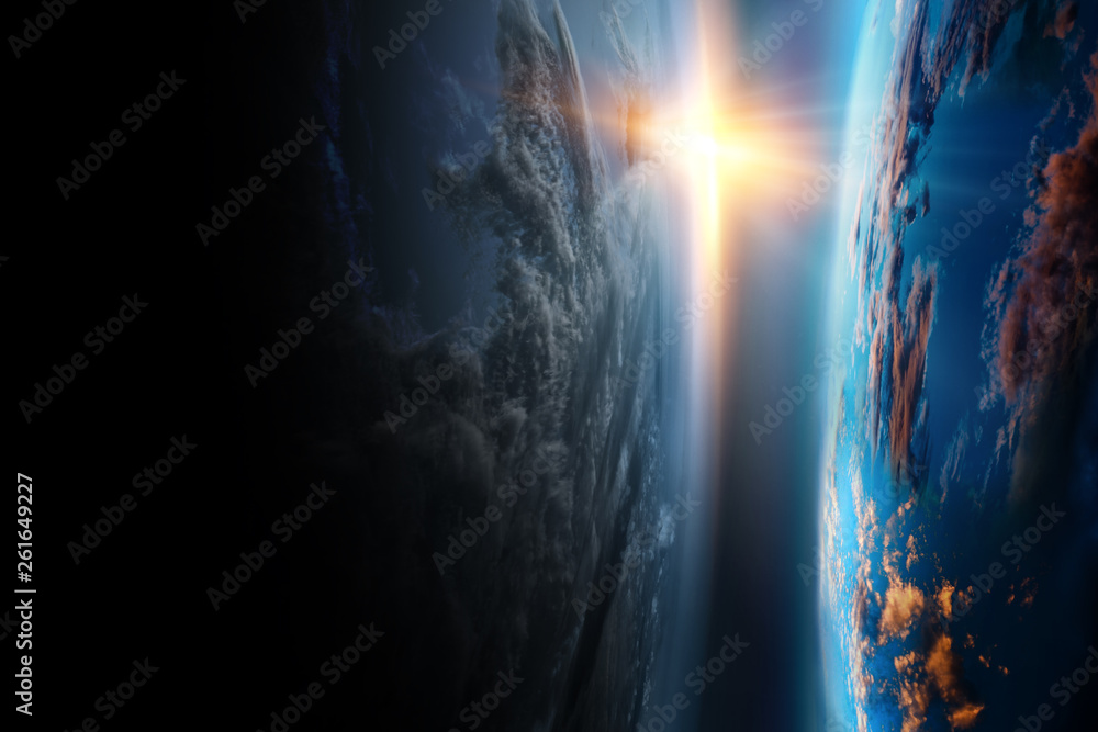 Abstract planets and space background Abstract planets and space background
