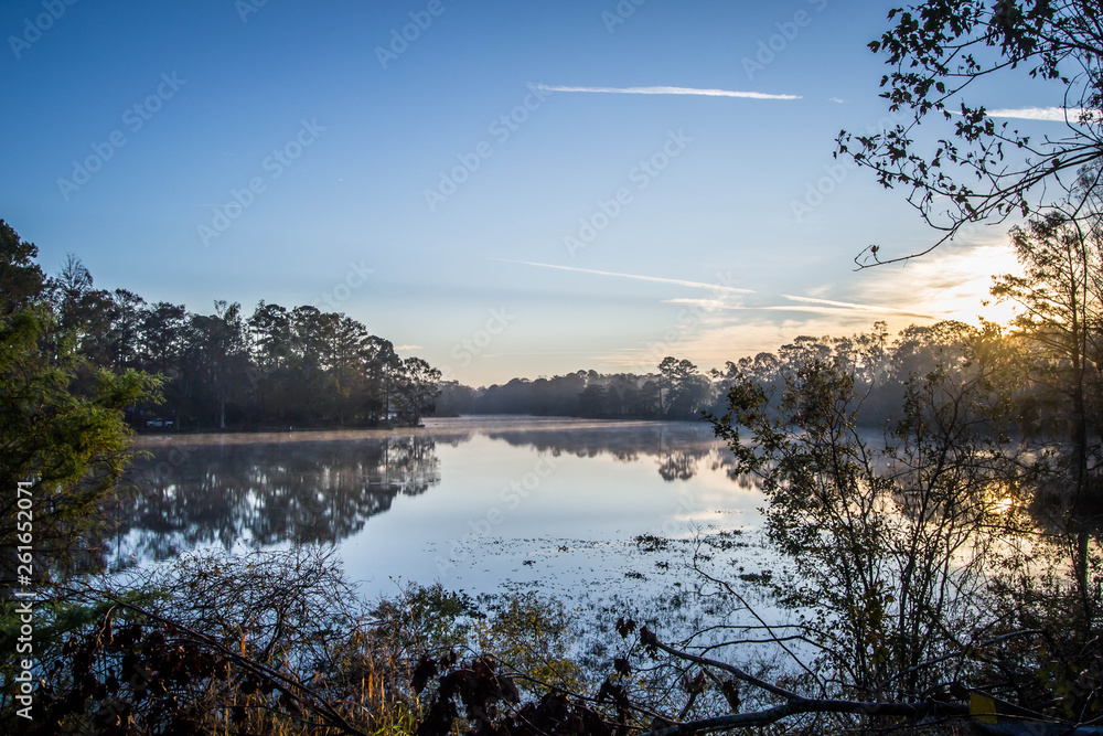 Morning Lake Reflection