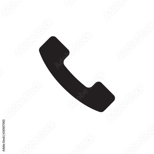 phone vector icon, telephone symbol