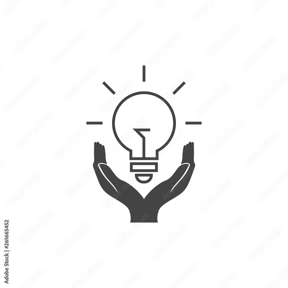 Lightbulb graphic design template vector isolated Lightbulb graphic design template vector isolated