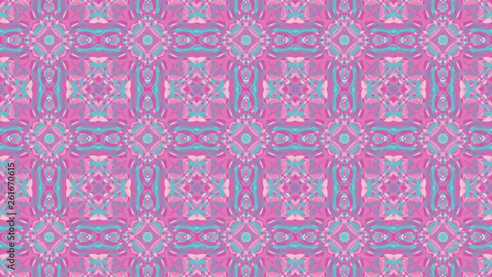 Abstract background animation of changing patterns and shapes in kaleidoscope effect. Abstract background animation of changing patterns and shapes in kaleidoscope effect.
