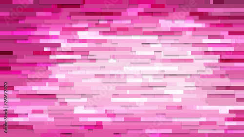 Abstract Hot Pink Horizontal Lines and Stripes Background Illustration