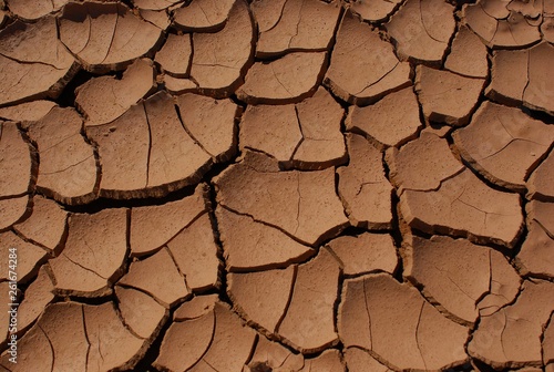 Drought; Cracks in the earth.