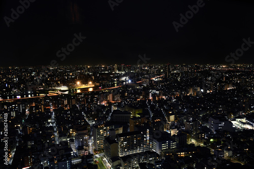 東京下町の夜景