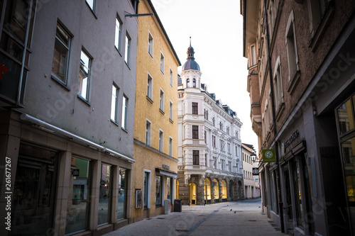 Alte Häuser in der Regensburger Altstadt