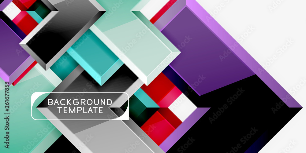 Glossy arrows geometric background Glossy arrows geometric background