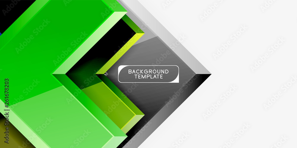 Glossy modern geometric background, abstract arrows composition Glossy modern geometric background, abstract arrows composition