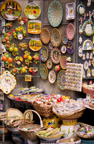 ceramic in a shop of Orvieto © antomat