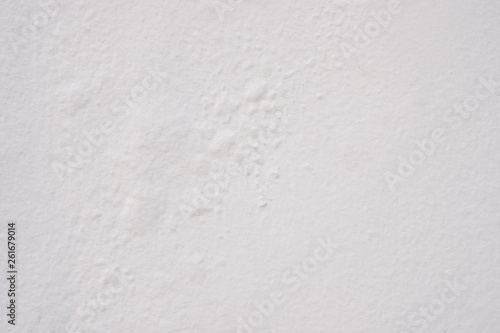 Closeup rough white concrete wall exterior design for texture and background.-Image.