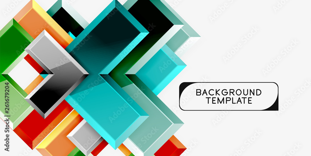 Abstract arrows composition background Abstract arrows composition background