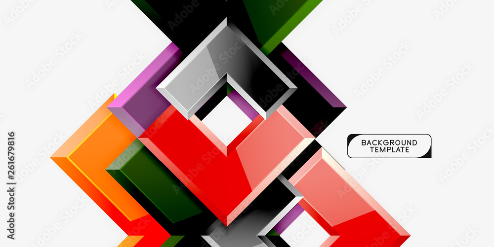 Abstract arrows composition background Abstract arrows composition background