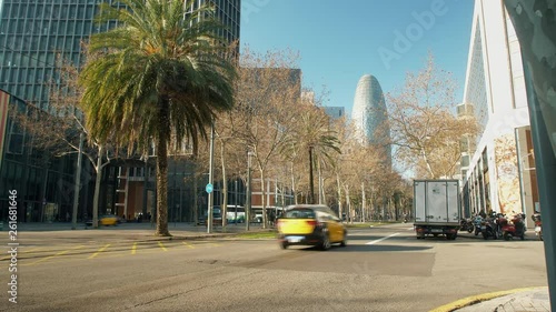 A street with some traffic