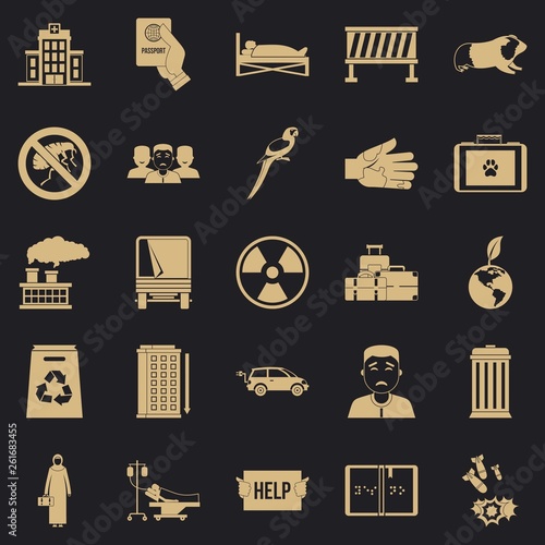 Patronage icons set. Simple set of 25 patronage vector icons for web for any design