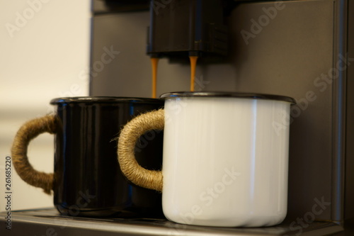 Yin and Yang of morning coffee