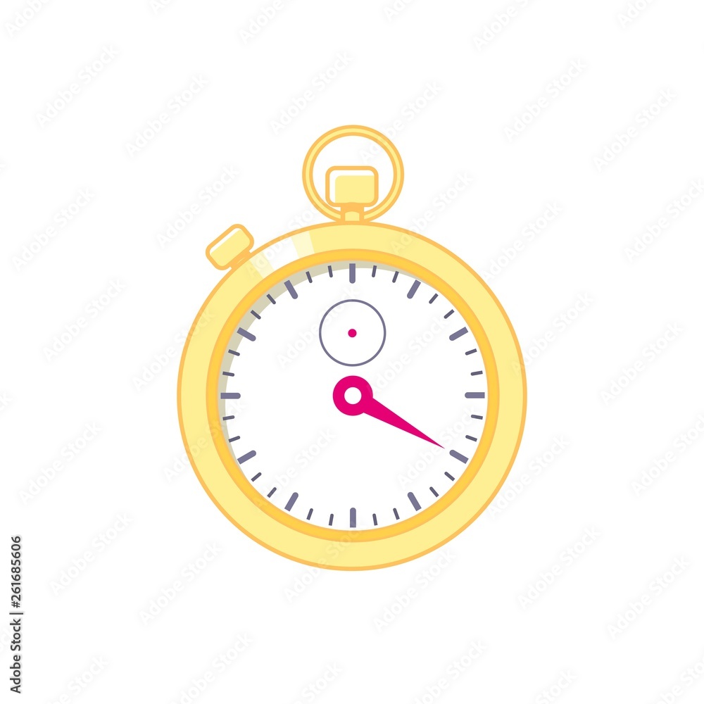 Electronic Digital Gold Stopwatch Illustration Isolated on white background Electronic Digital Gold Stopwatch Illustration Isolated on white background