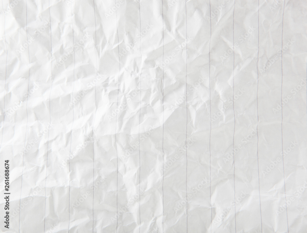 Texture Of Crumpled White Paper Texture Of Crumpled White Paper