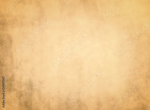 Old blank brown grunge paper texture for background