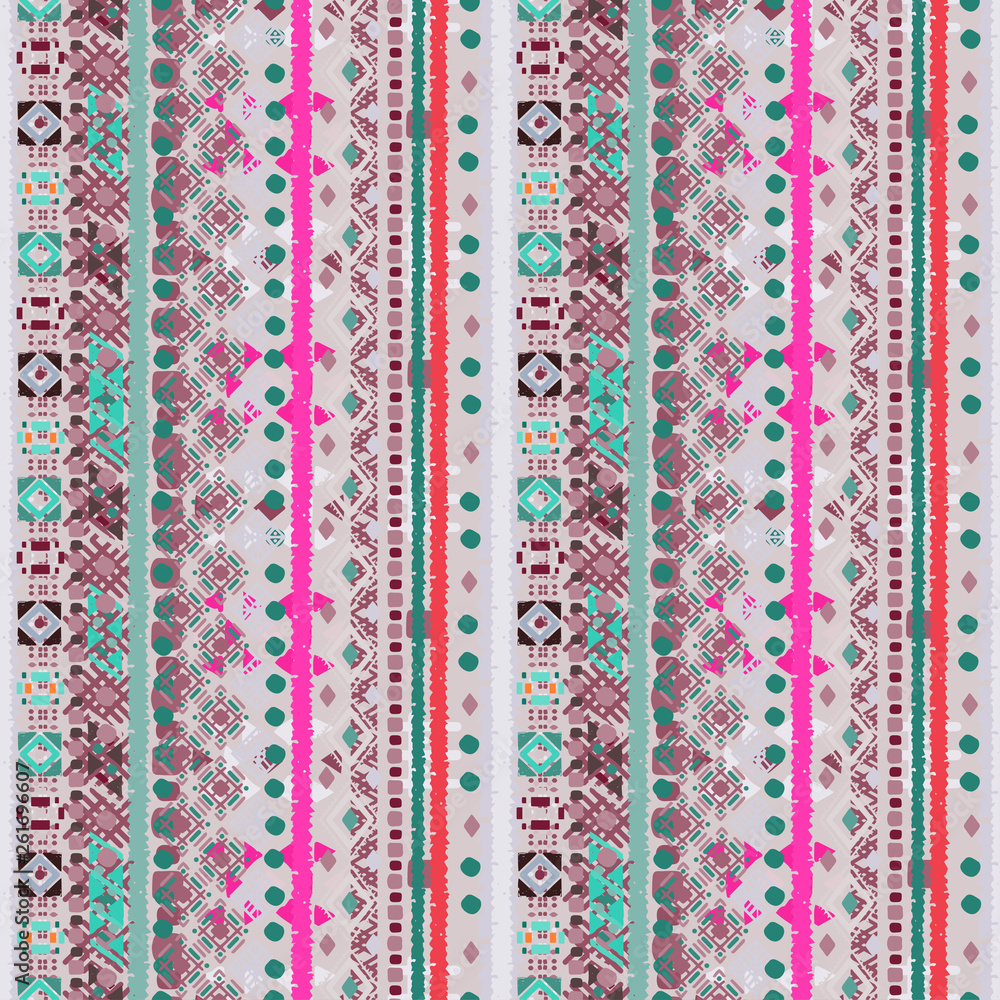 Quilted, boho seamless pattern Quilted, boho seamless pattern