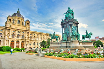 Plexiglas schilderij Wenen Maria Theresia monument in Wenen  © Iliya Mitsk