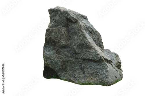 stone or rock isolated with clipping path