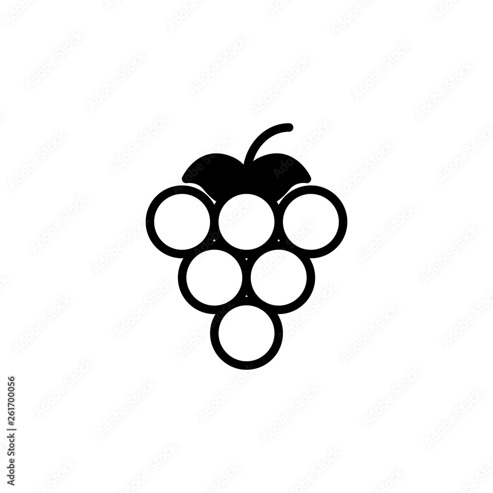 Grapes icon vector. Grapes vector design. sign design. flat style. Vector EPS 10 Grapes icon vector. Grapes vector design. sign design. flat style. Vector EPS 10