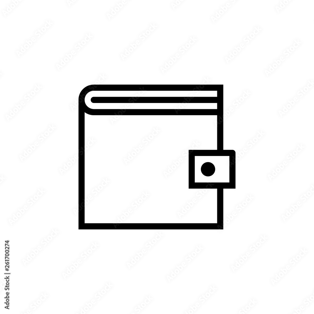 Wallet icon vector. Wallet vector design. sign design. flat style. Vector EPS 10 Wallet icon vector. Wallet vector design. sign design. flat style. Vector EPS 10