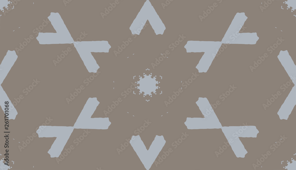 Obraz premium Pattern tile, ornate geometric pattern and two-tone abstract background