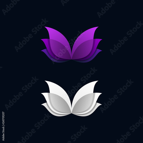 butterfly logo ready to use