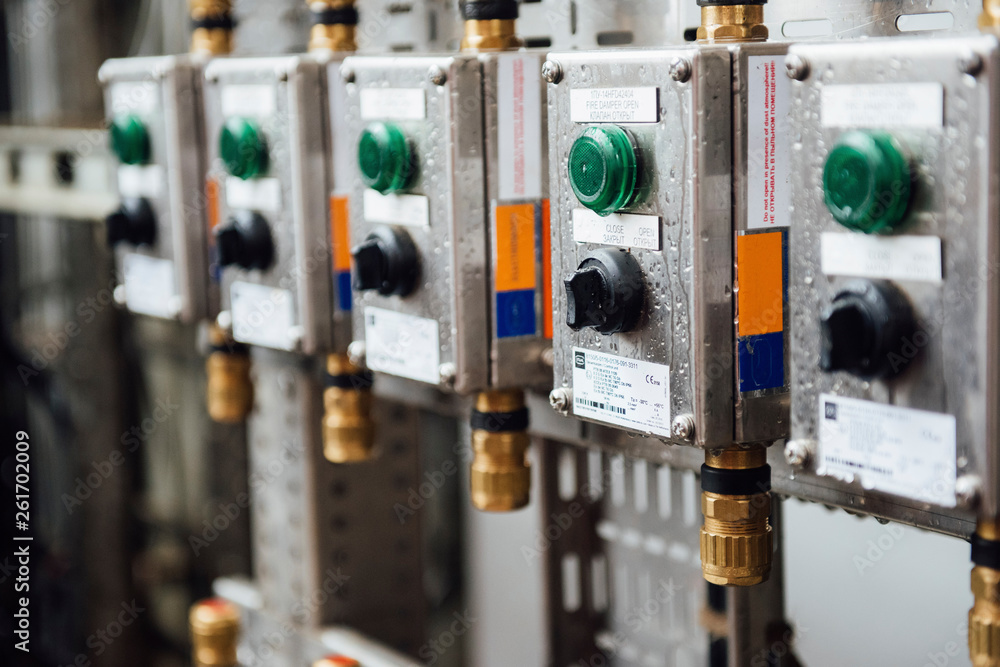 Electric panel on production Electric panel on production