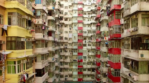 Yick Cheong Buildings, Quarry Bay, Hong Kong by Drone