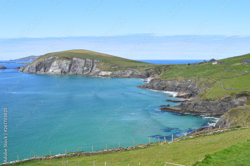 Landscape with ocean in Ireland