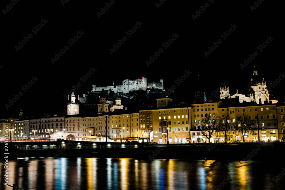 Nachtlichter in Salzburg