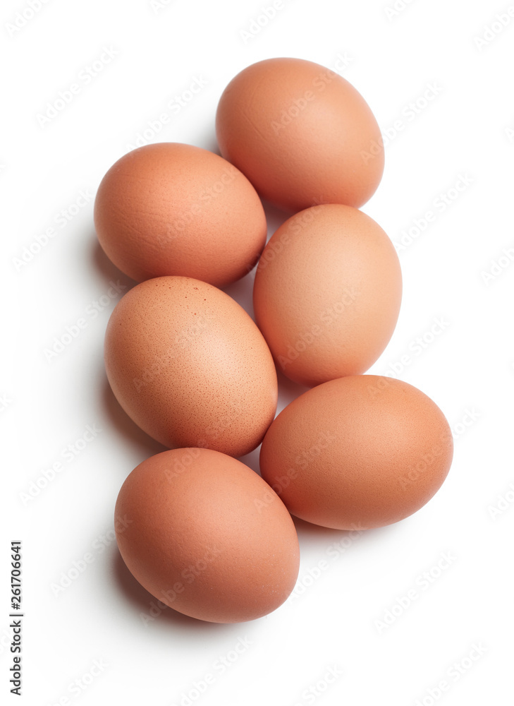 pile of eggs isolated on white background pile of eggs isolated on white background