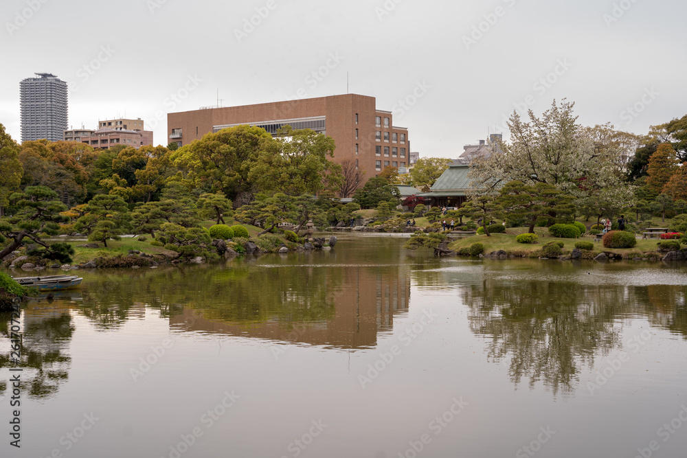 KIYOSUMI TEIEN garden in TOKYO,JAPAN. Spring