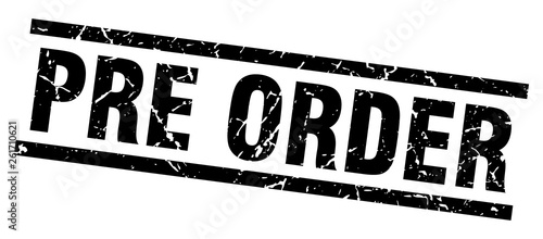 square grunge black pre order stamp