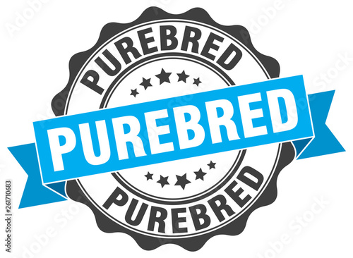 purebred stamp. sign. seal